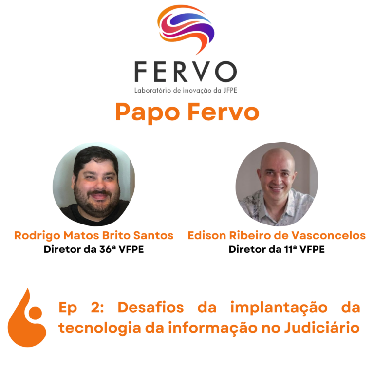 Podcast Papo FERVO, Do Laboratório de Inovação da JFPE lança segundo episódio